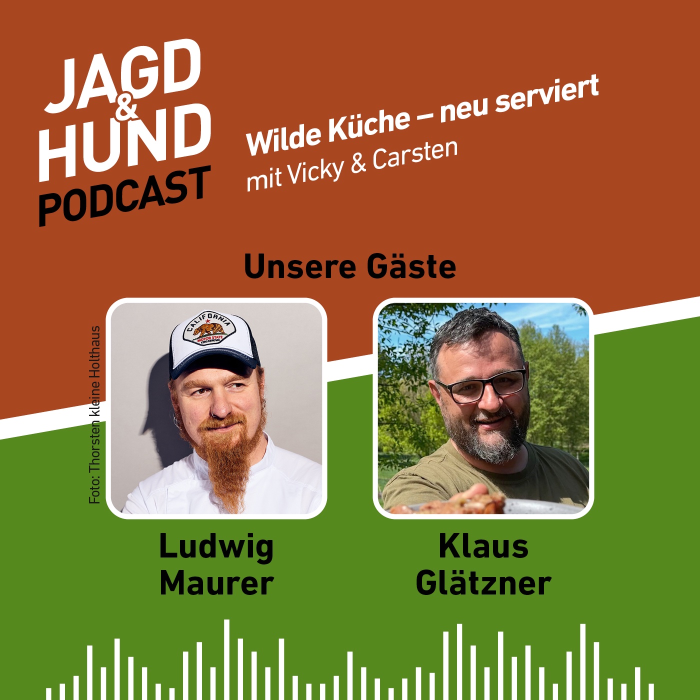 Cover: Ludwig Maurer & Klaus Glätzner / Jagd & Hund Podcast
