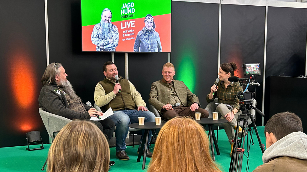 Jagd & Hund Podcast-Hosts: Dr. Victoria Schneider und Carsten Zulauf