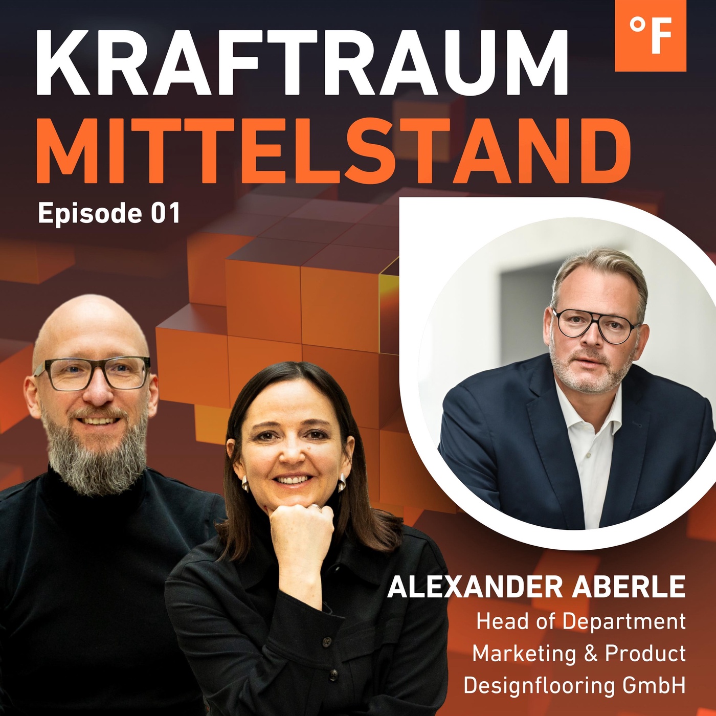 Cover: Alexander Aberle
Head of Marketing & Product, Designflooring / Kraftraum Mittelstand Podcast