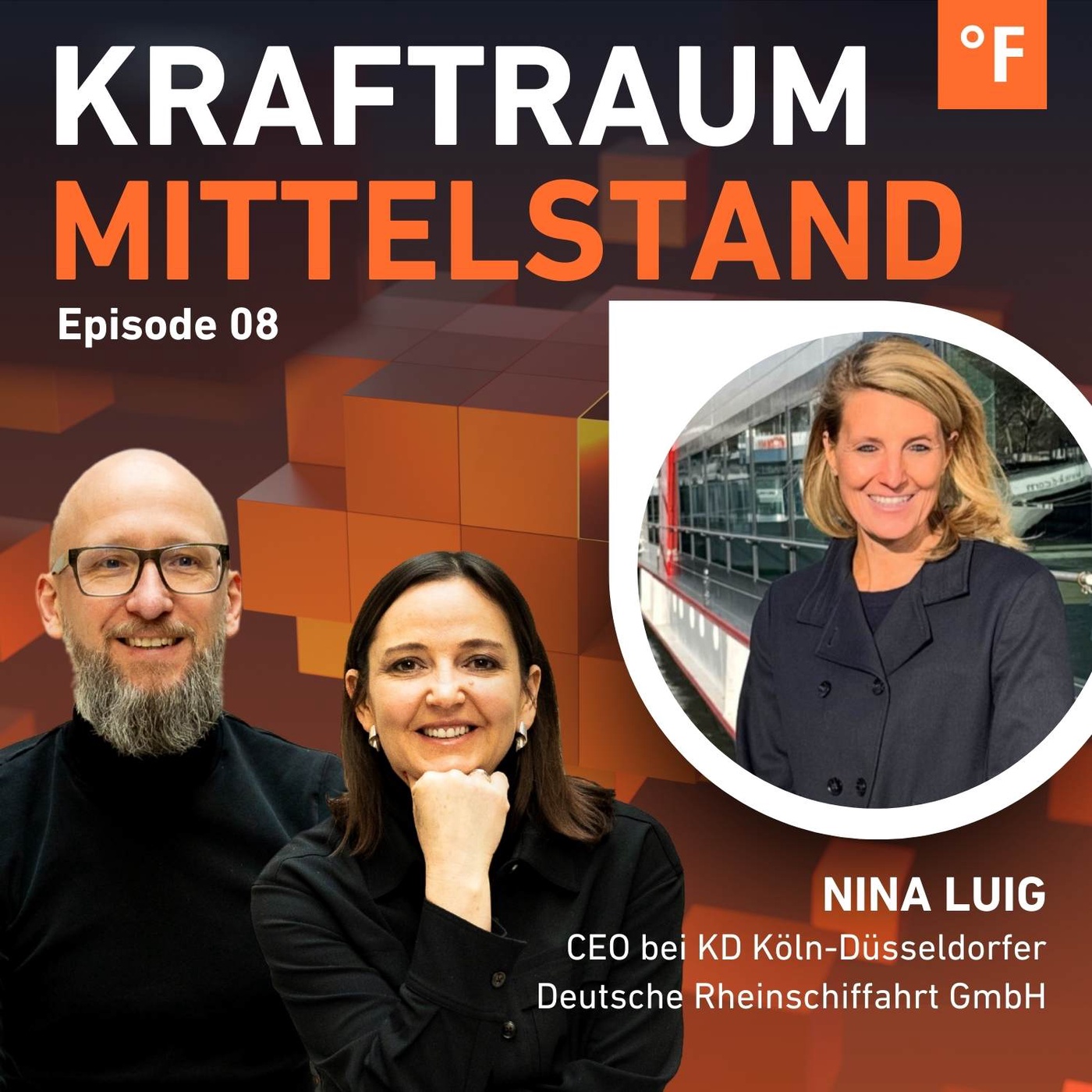 Cover: Nina Luig
CEO, Köln-Düsseldorfer Rheinschifffahrt / Kraftraum Mittelstand Podcast