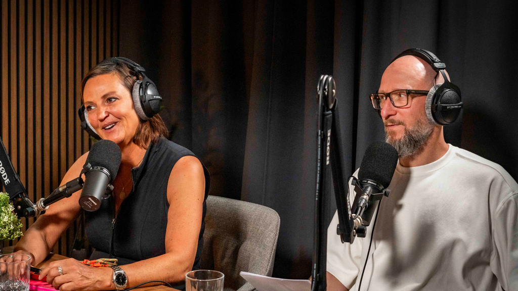 Kraftraum Mittelstand Podcast-Hosts: Irene Knaub und Markus Lievenbrück (Fahrenheit)